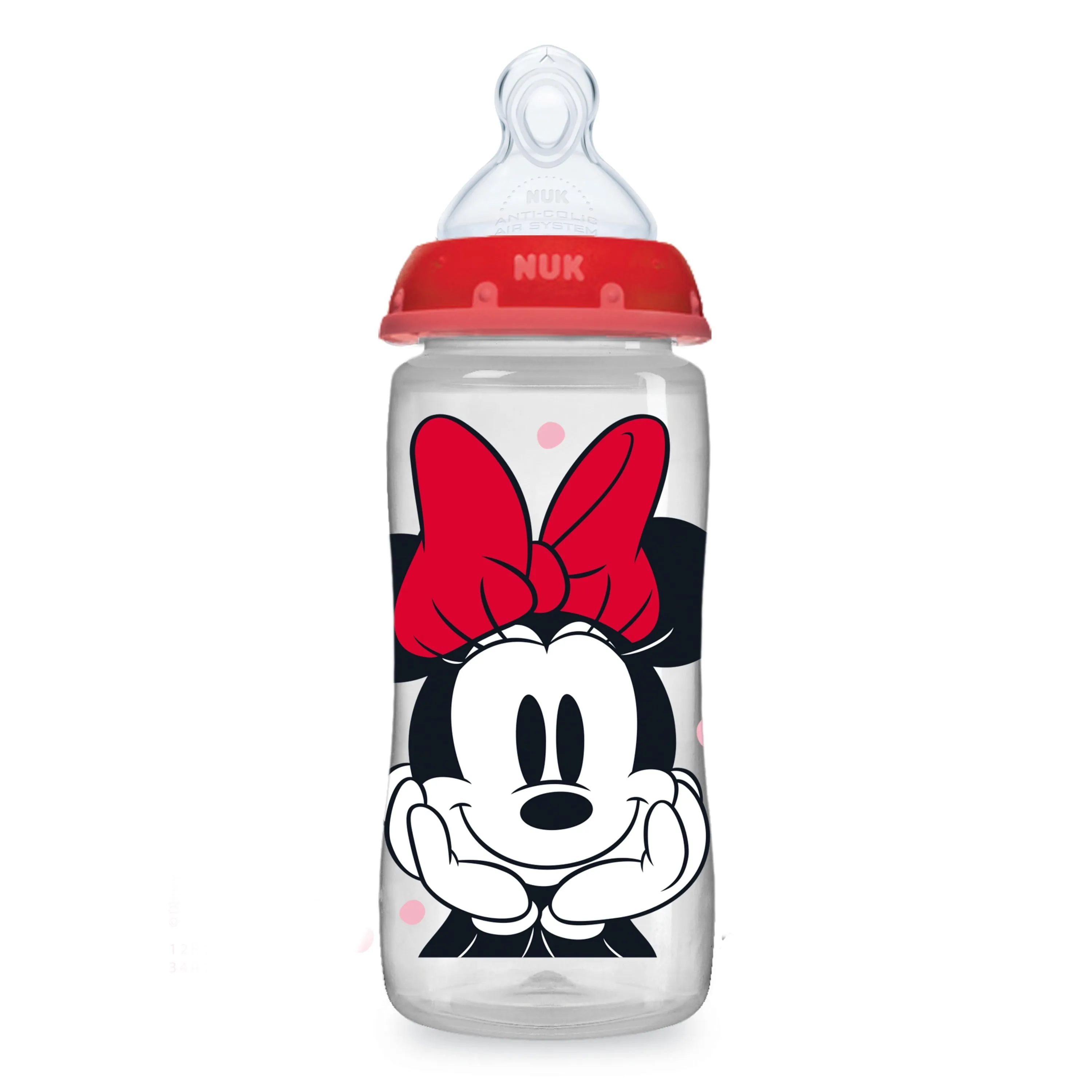NUK Smooth Flow Disney Bottle, Minnie Mouse, 10 oz, 3-Pack