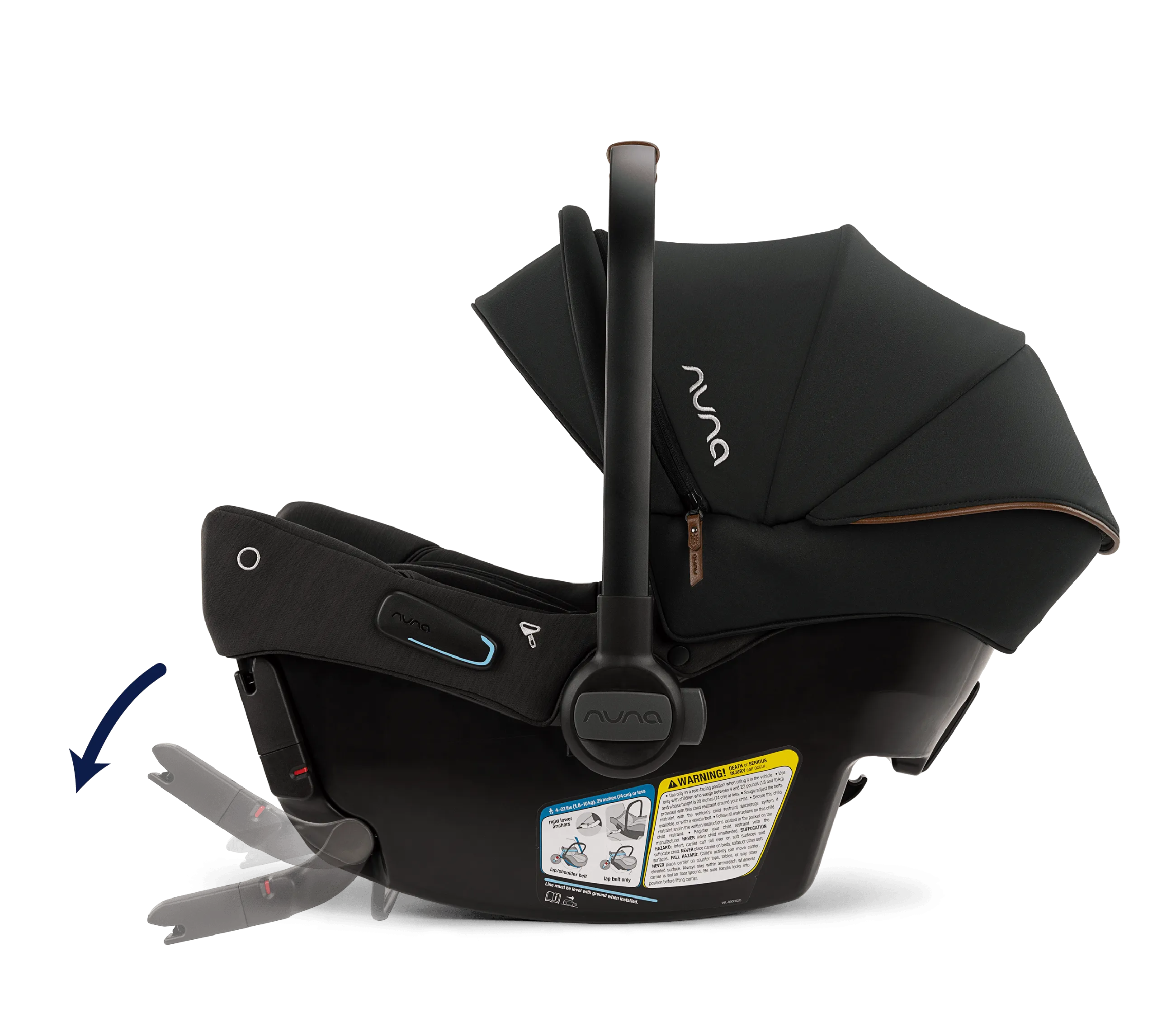 Nuna Pipa Urbn   Mixx Next Travel System - Caviar