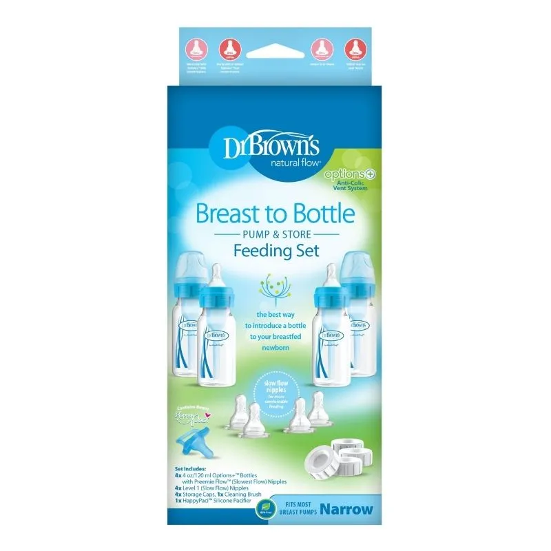 Options  Breast to Bottle 4oz Feeding Set
