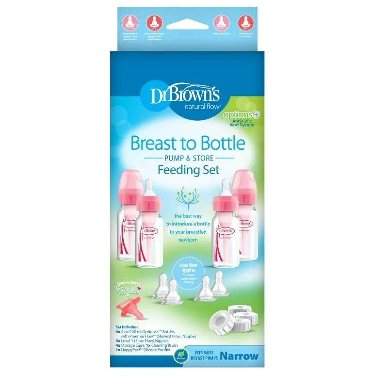 Options  Breast to Bottle 4oz Feeding Set
