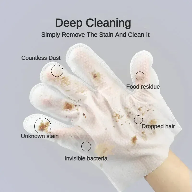 Pet Wipes Dog Cleaning Gloves Spa No-Rinse Deodorant Dry Cleaning Cat Wipes for Dogs and Cats Bath Gloves Cleaning Supplies