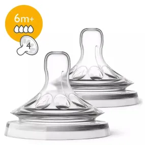 Philips Avent Natural 2.0 Teats 6m  2pcs - SCF044/27