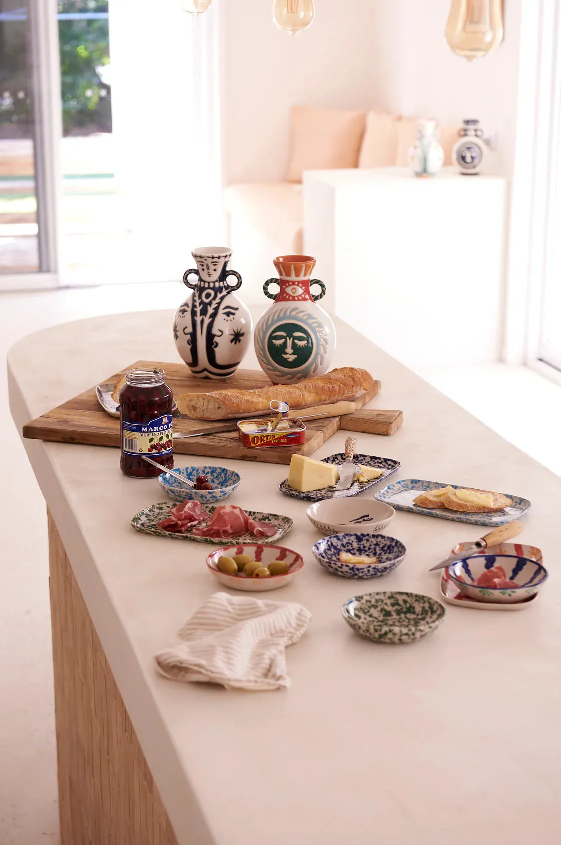 Pinchos Navy Splatter Tray