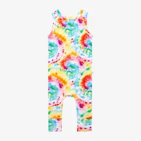 Posh Peanut Totally Dye Racerback Romper