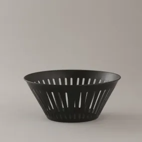 Powder-Coated Black Bowl
