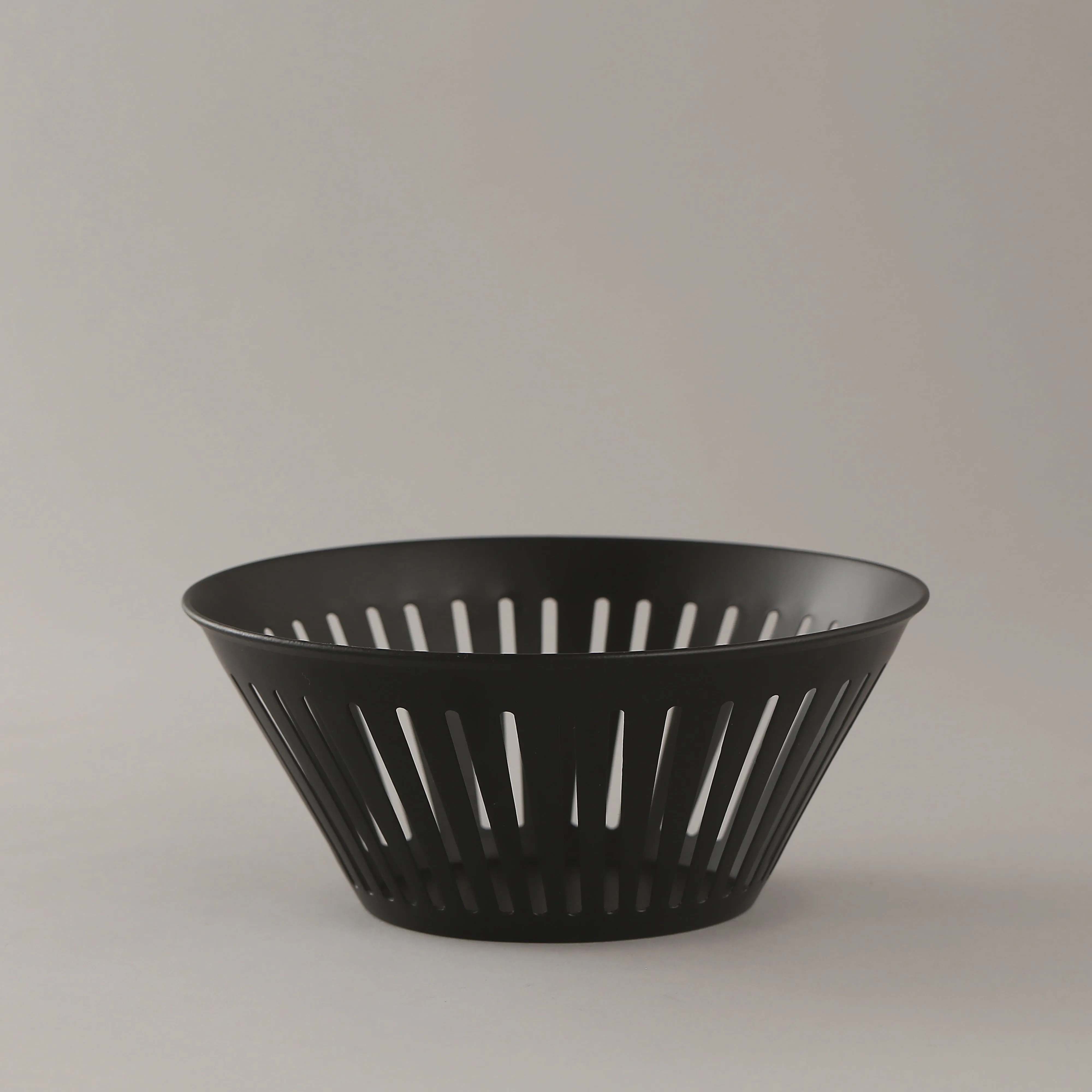 Powder-Coated Black Bowl
