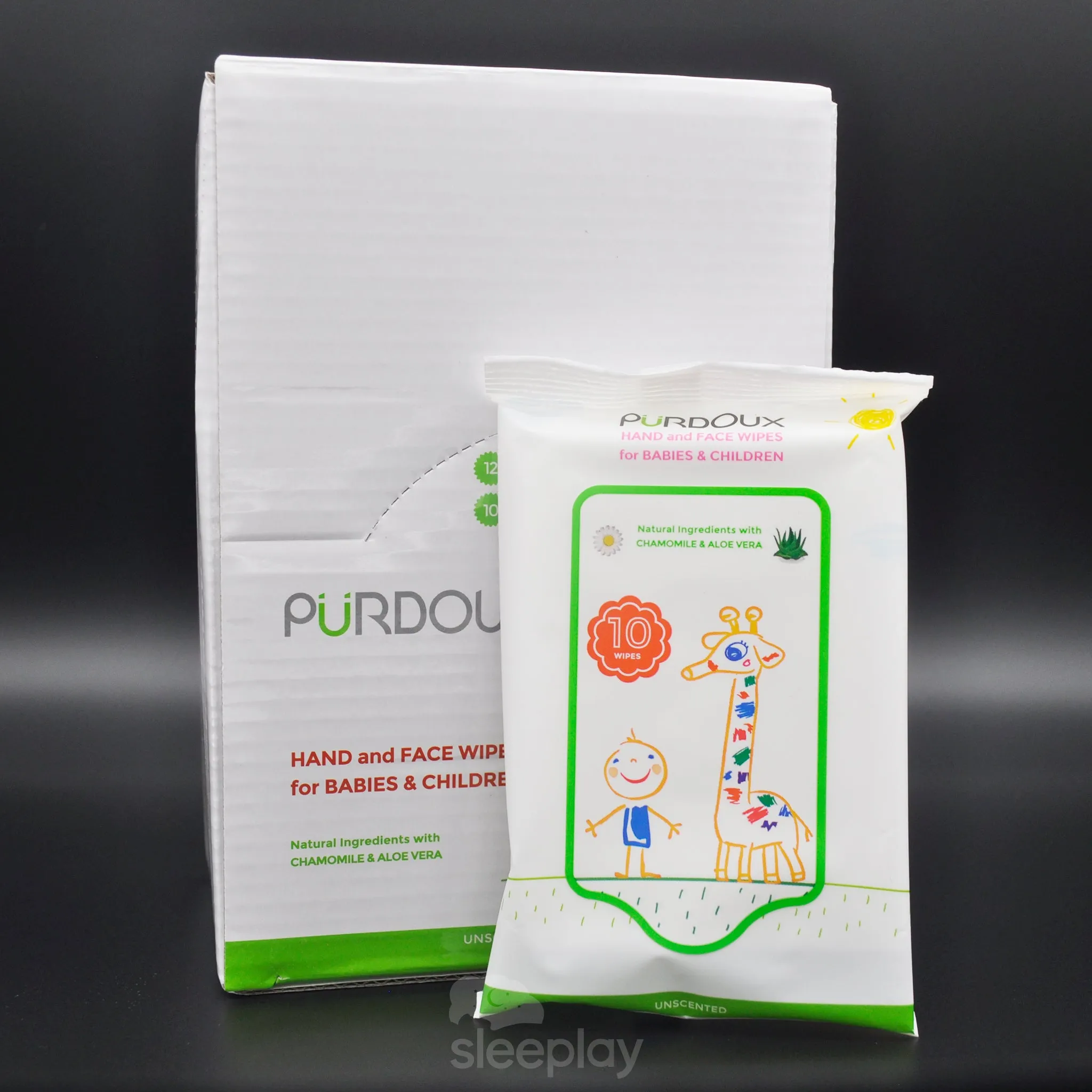 Purdoux Hand & Face Wipes for Babies & Children