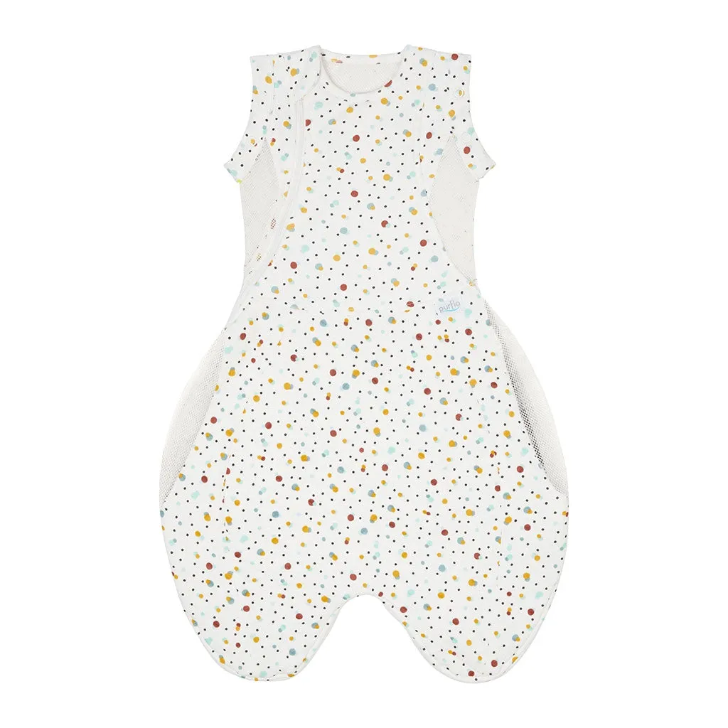 Purflo Swaddle to Sleep Bag - 0.5 Tog (Scandi Spot)