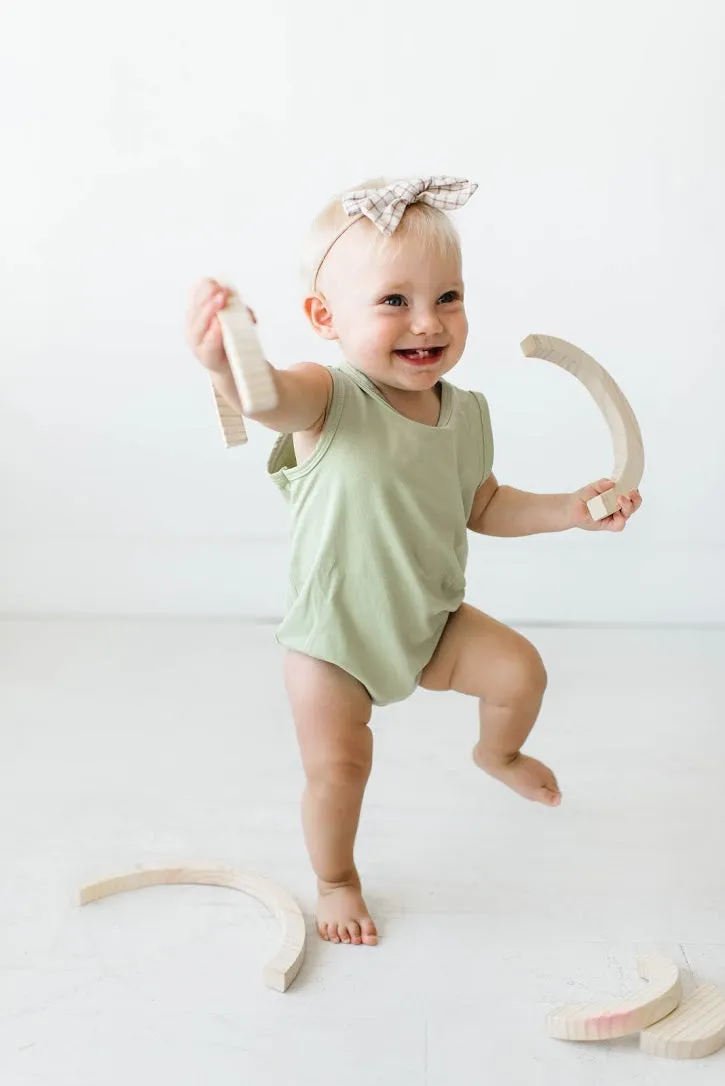 Romper in Desert Sage