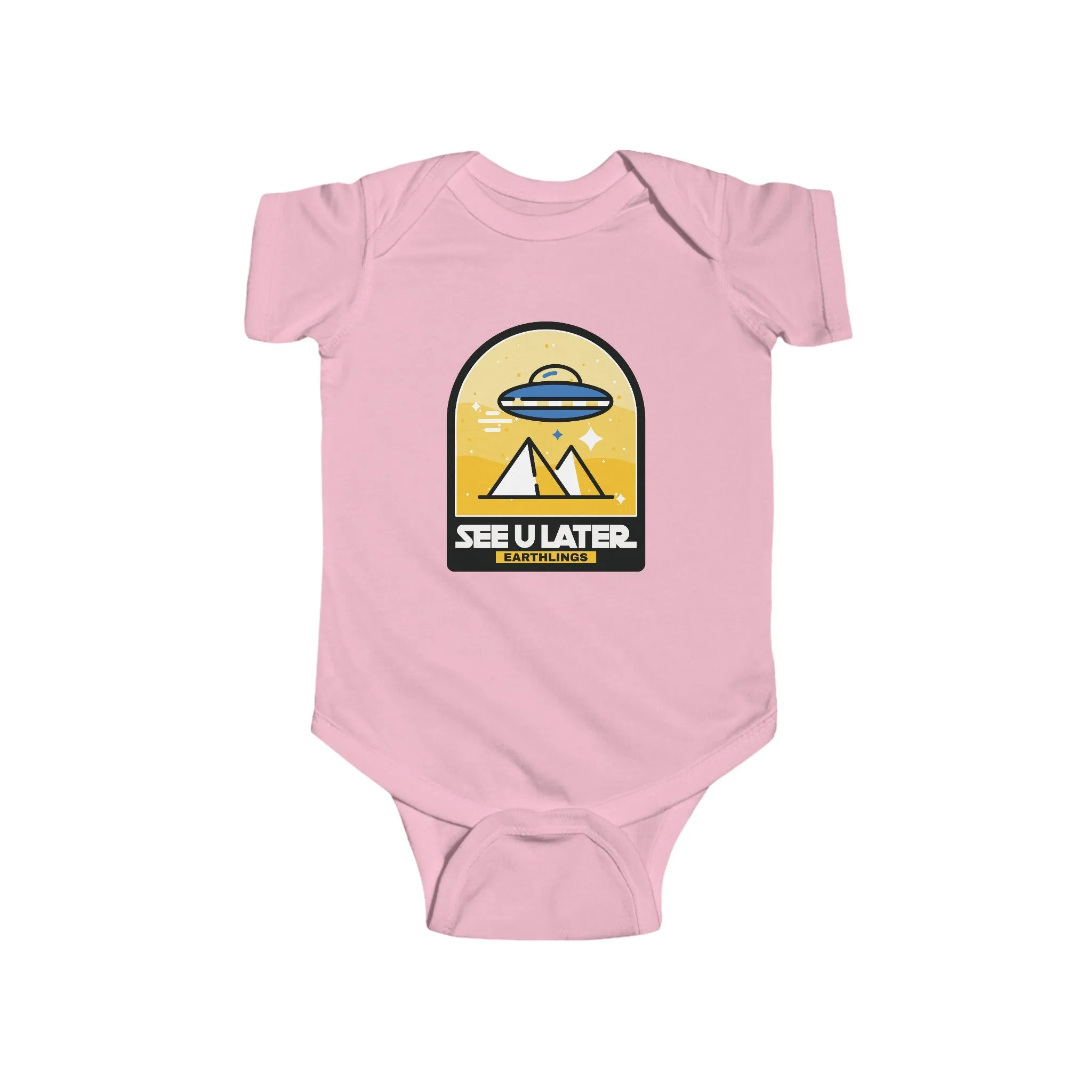 See You Later Eartlings Funny UFO Bodysuit