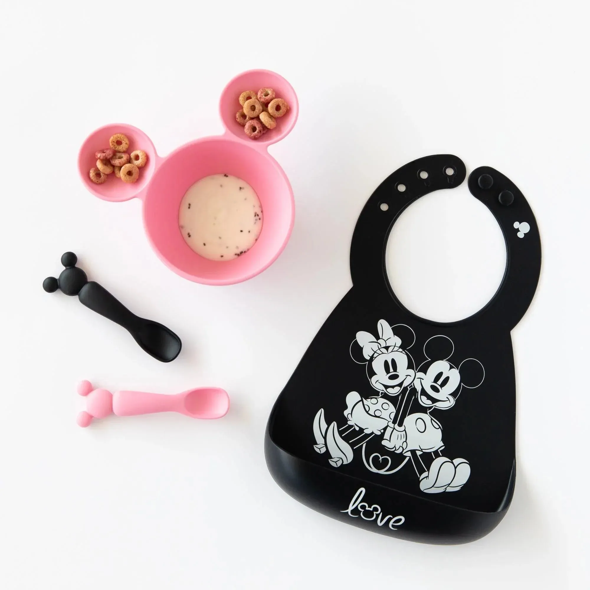 Silicone Dipping Spoons: Minnie Mouse (Black and Pink)