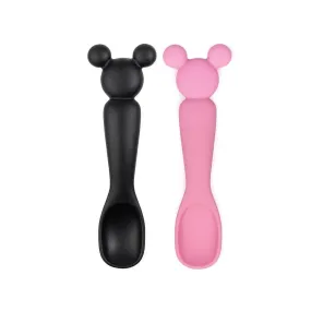 Silicone Dipping Spoons: Minnie Mouse (Black and Pink)