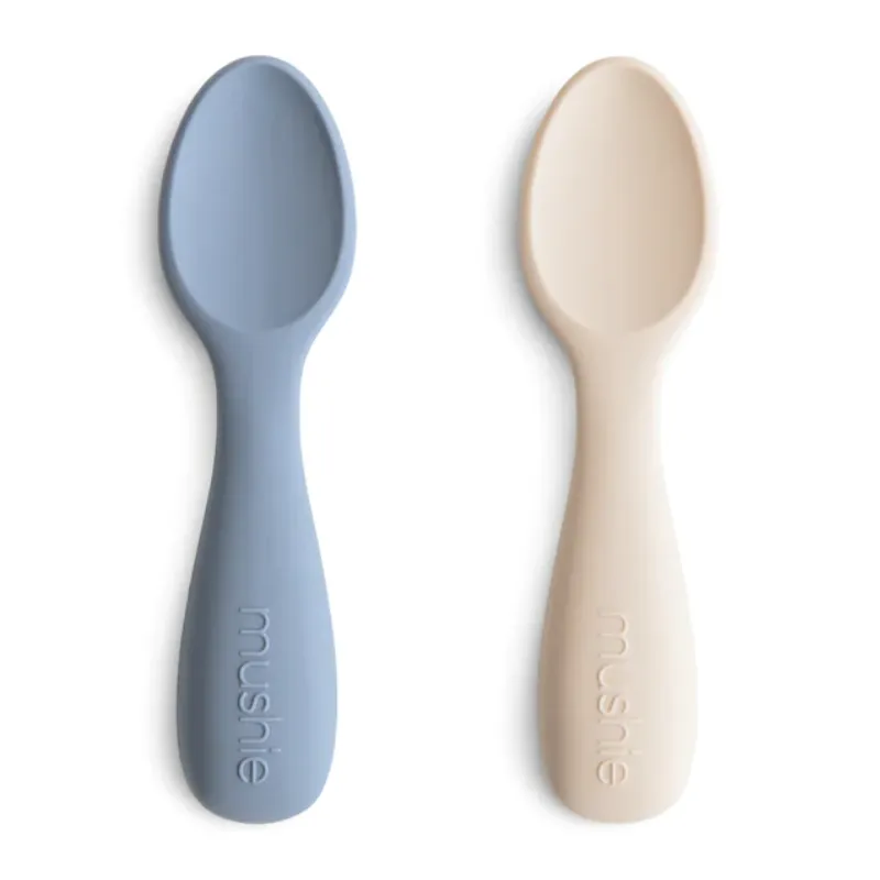 Silicone Toddler Starter Spoons 2-Pack