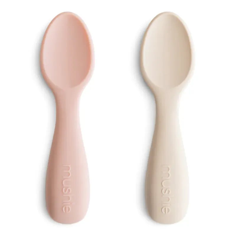 Silicone Toddler Starter Spoons 2-Pack