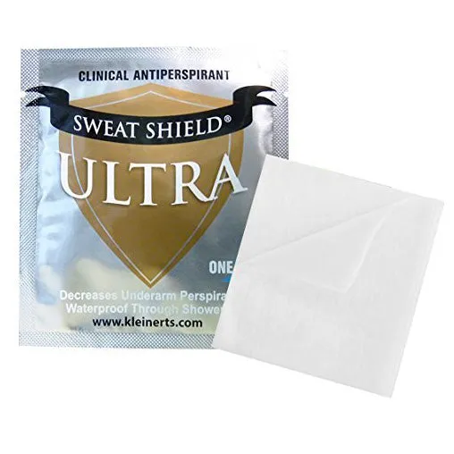 Sweat Shield Ultra Antiperspirant Wipes. Stop Sweating & Odor For Up To 7 Days. 20 Week Supply- Doctor Recommended