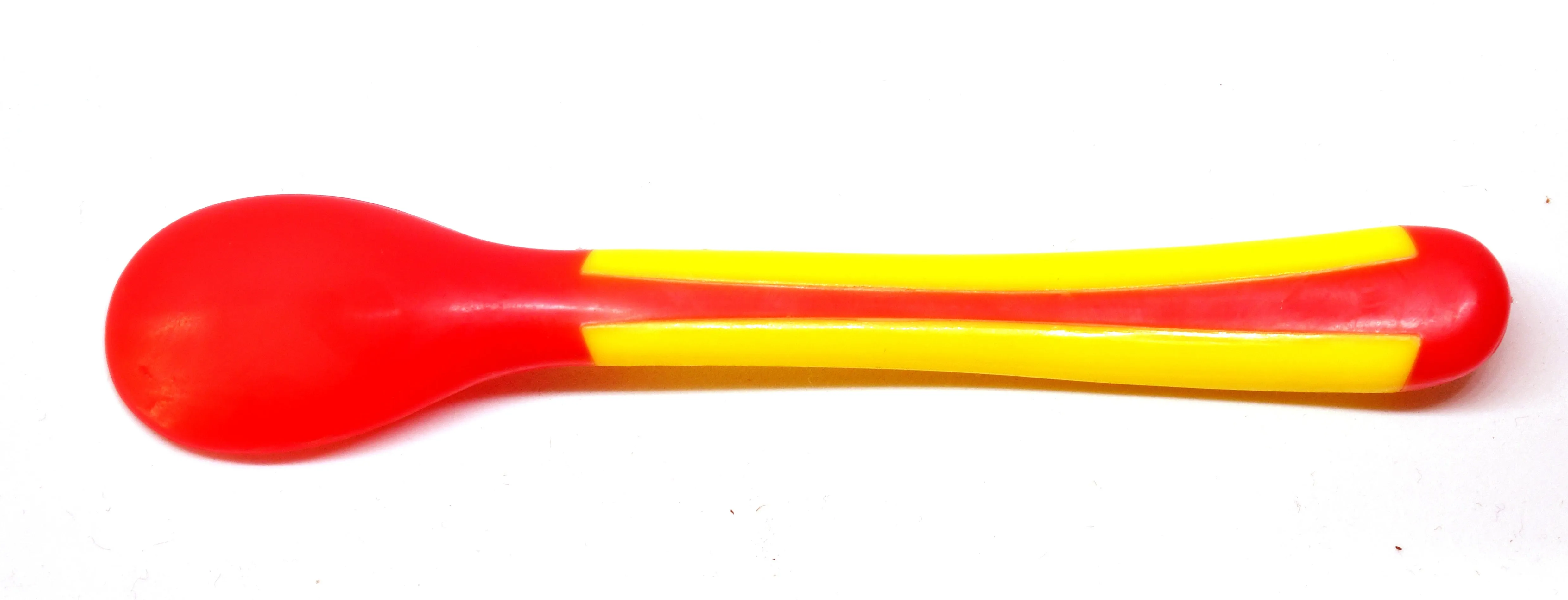 THE LITTLE LOOKERS Silicone Tip Heat Sensitive Silicone Spoons | Temperature Sensing Spoons | Spoon Set(Red, Blue& Yellow)