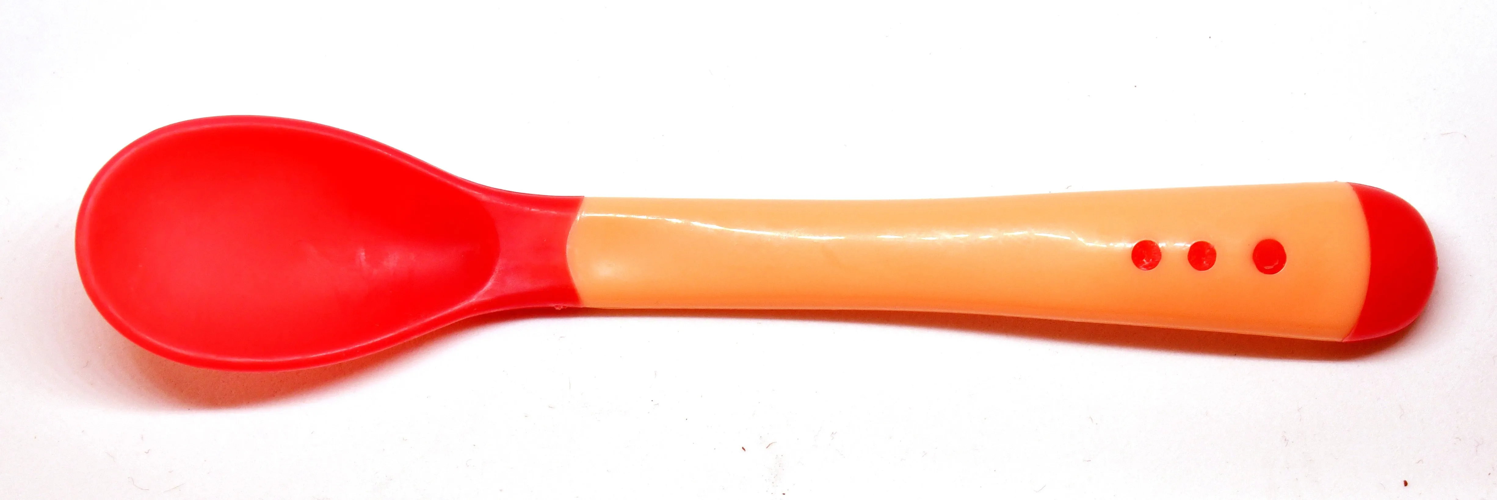 THE LITTLE LOOKERS Silicone Tip Heat Sensitive Silicone Spoons | Temperature Sensing Spoons | Spoon Set(Red, Blue& Yellow)