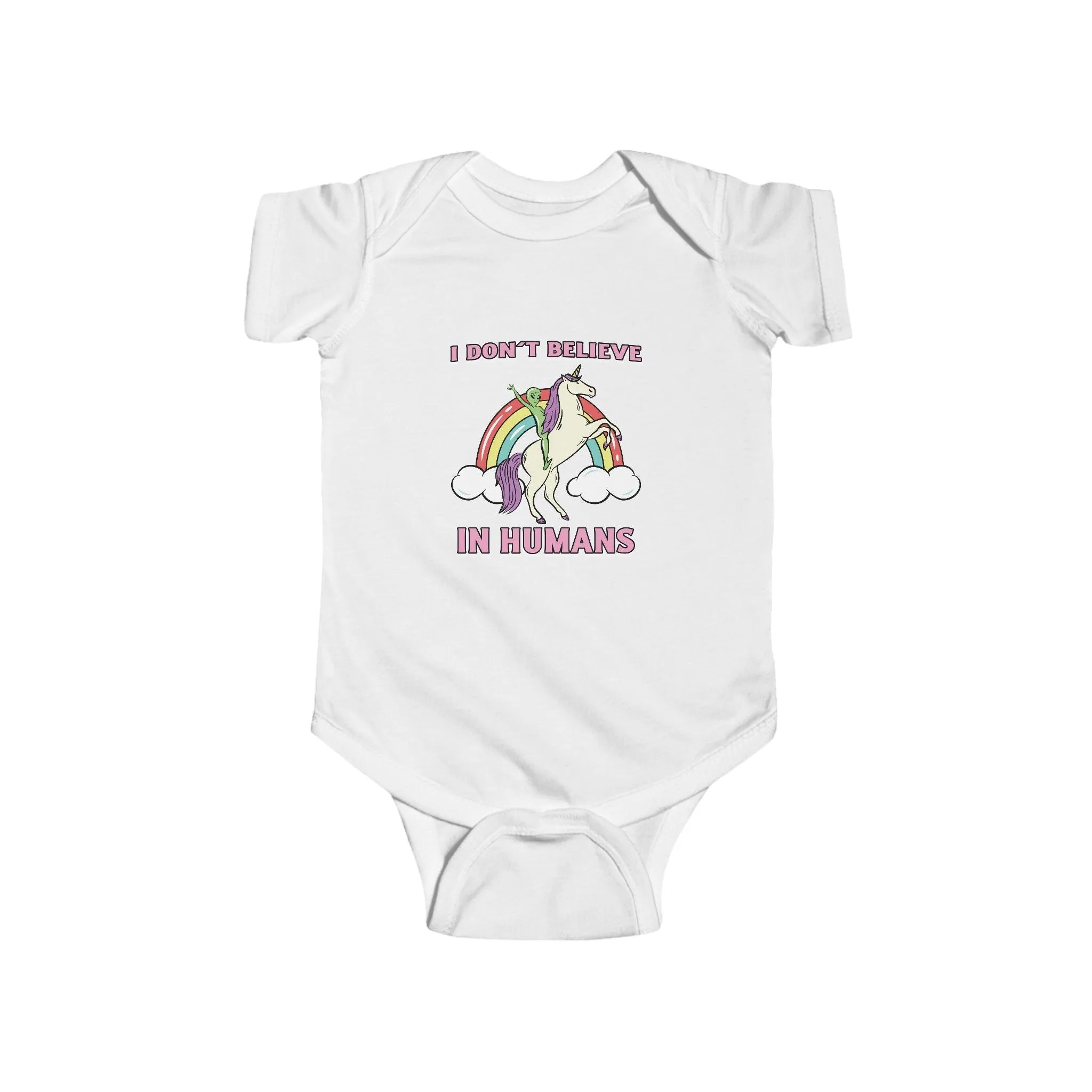 Unicorn Alien Funny UFO Bodysuit