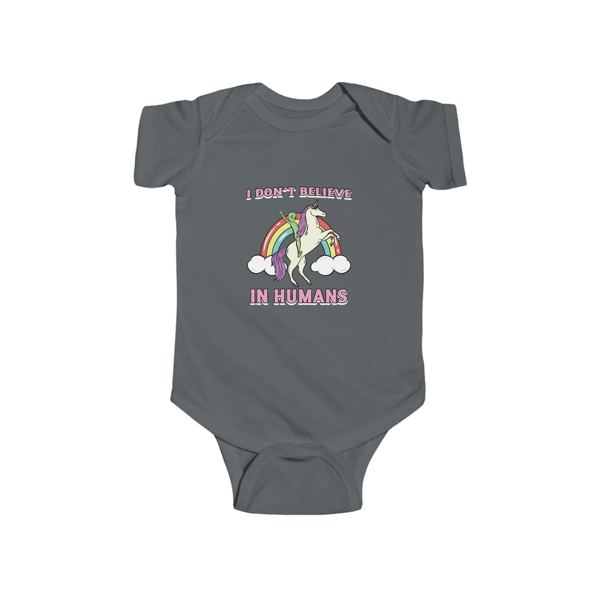 Unicorn Alien Funny UFO Bodysuit