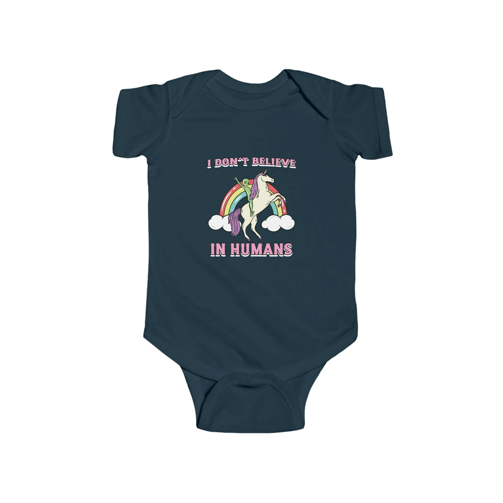 Unicorn Alien Funny UFO Bodysuit