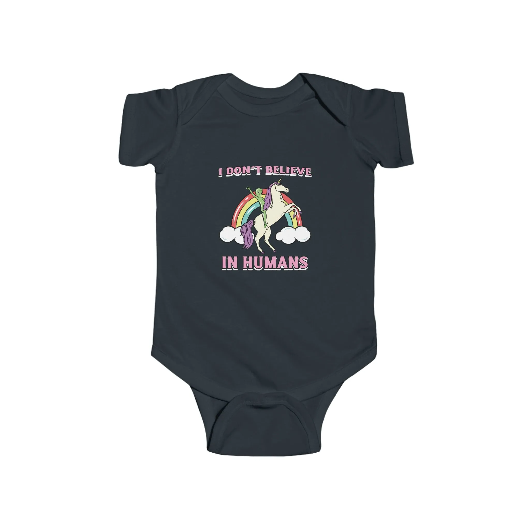 Unicorn Alien Funny UFO Bodysuit