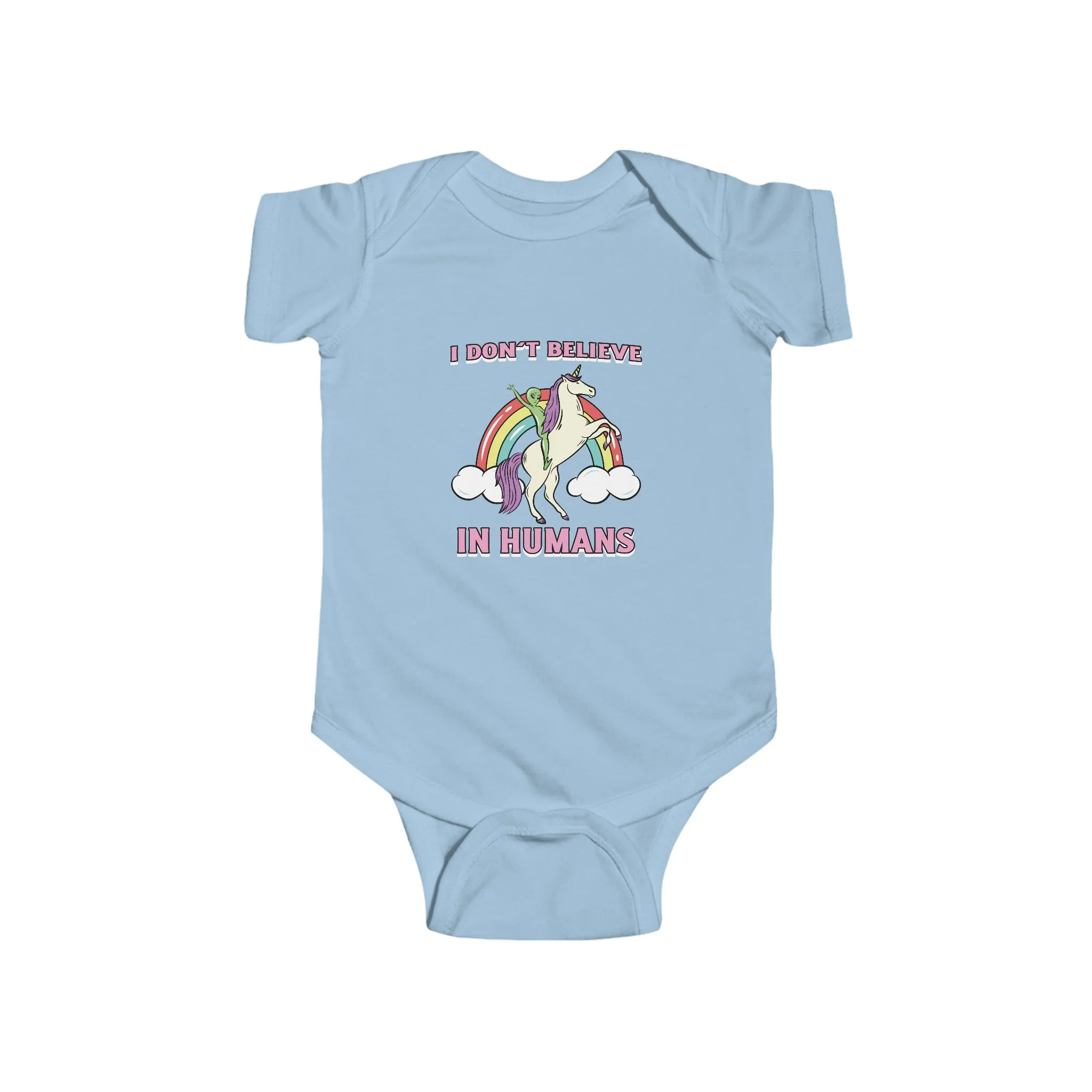 Unicorn Alien Funny UFO Bodysuit