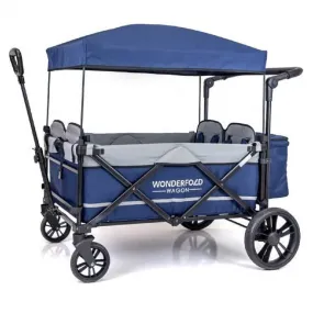 Wonderfold X4 Pull and Push Quad Stroller Wagon